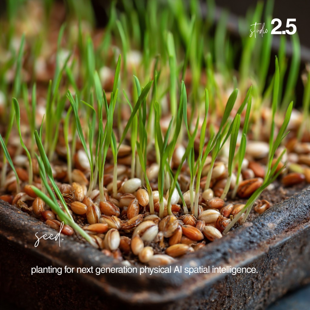 seed — planting for next generation physical AI spatial intelligence